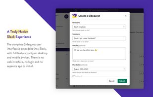 Sidequest for Slack screenshot 3