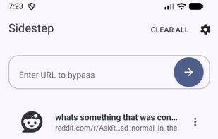 Sidestep Android screenshot 1
