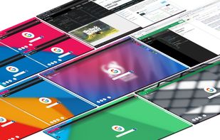 Themes, for an unlimited personalization power
Sielo also supports themes to completely customize the interface. This goes from the floating button to the tabs, via icons. I'm currently writing a little tutorial to learn how to make themes for Sielo. This is not very complicated, just place the icons, list them in a file "theme.index" and do some CSS to customize some objects such as tabs. If the developer wants, the themes can behave differently depending on the operating system, and can be adapted with user colors