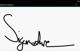 Signature Capture screenshot 1