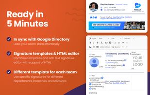 Customize professional Email signature templates in minutes using a built-in html email signature generator with HTML support.