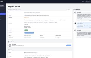 Request details page