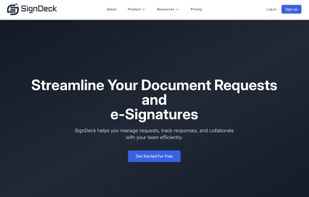 Landing page
