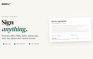 SignFile screenshot 1