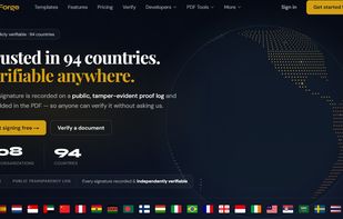 Signforge Home Page