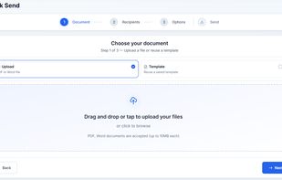 Upload your document or pick one among your templates