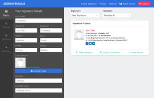 SignMyEmails screenshot 1