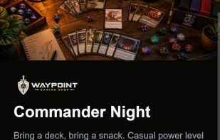MTG: Commander sign-up