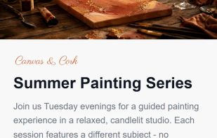 Art & wine sign-up