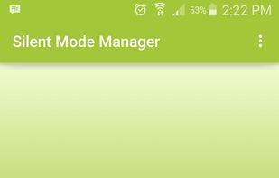 Silent Mode Manager screenshot 1