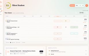 Homepage of app