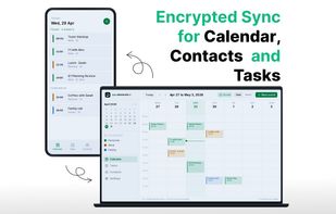 Encrypted Sync for Calendar, Contacts and Tasks