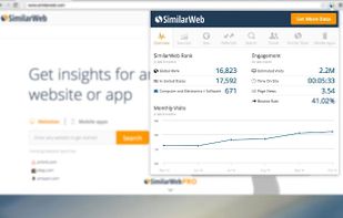SimilarWeb screenshot 1