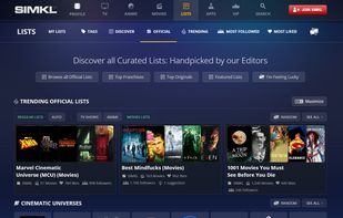SIMKL Custom Lists Official Page