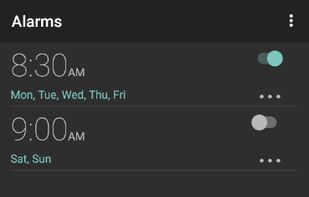 Simple Alarm Clock screenshot 2
