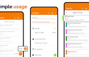 Simple Calendar screenshot 1