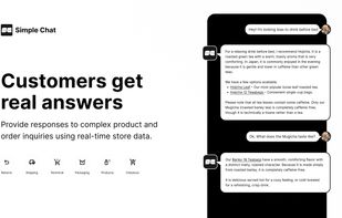 The AI chatbot answers product and order questions with live store data.