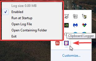 Simple Clipboard Logger  screenshot 1