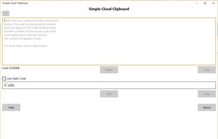 Simple Cloud Clipboard screenshot 1