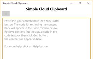 Simple Cloud Clipboard screenshot 2