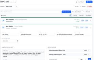 SIMPLE CRM screenshot 1