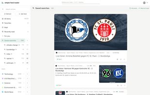 Simple Feed Reader screenshot 1