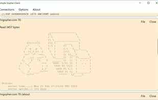 Simple Gopher Client screenshot 1