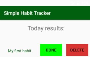 Simple Habit Tracker screenshot 1