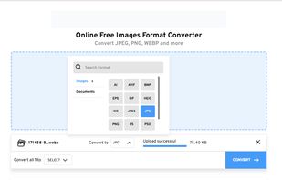 Image convert formats