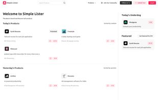 Simple Lister screenshot 1