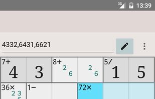 Simple MathDoku screenshot 2