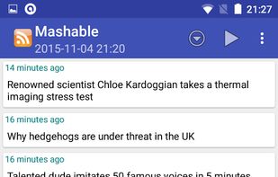 Simple News Reader screenshot 1