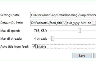 Simple Podcast Downloader screenshot 1