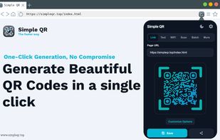 Simple QR Code Generator screenshot 1