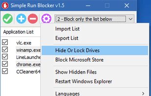 Simple Run Blocker screenshot 1