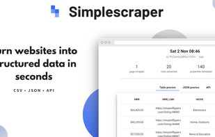 Simplescraper screenshot 1