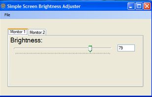Simple Screen Brightness Adjuster screenshot 1