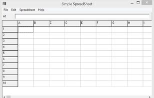 Simple Spreadsheet screenshot 1