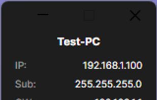 Simple Stats Main Window