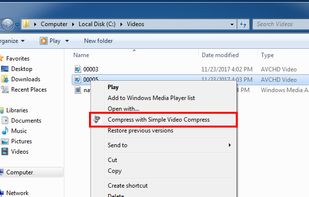 Simple Video Compressor screenshot 1