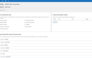 SimpleBar settings page.