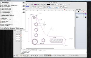 SimpleCAD screenshot 2