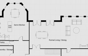 Dedicated floor plan mode for planning remodelling and room layouts.