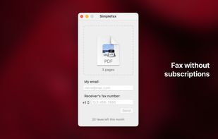Simplefax screenshot 1