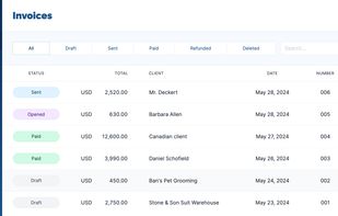 Simple Invoices Software screenshot 1