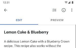 Simplenote screenshot 1