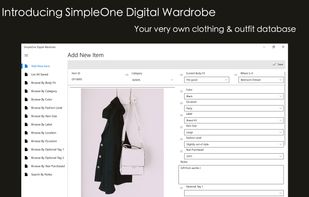 SimpleOne Digital Wardrobe screenshot 1