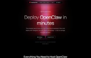 Landing Page of SimpleOpenClaw