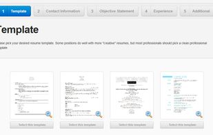 SimpleResume screenshot 1