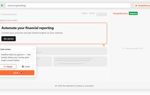 SimpleReview screenshot 1
